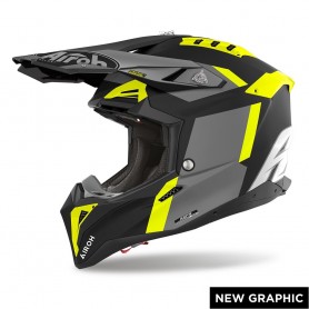 Casco Cross Airoh Aviator 3 - Glory Yellow Matt