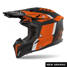 Casco Cross Airoh Aviator 3 - Glory Orange Matt