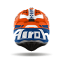 Casco Cross Airoh Aviator 3 - Spin Orange Fluo Matt