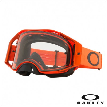 Maschera Cross Oakley Airbrake MX Moto Collection - Orange Clear