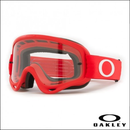 Maschera Cross Oakley O-Frame MX Moto Collection - Red Clear