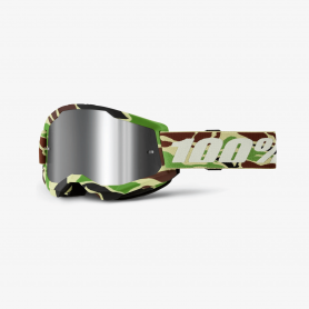 Maschera Cross 100% Strata 2 War Camo - Lente Specchio