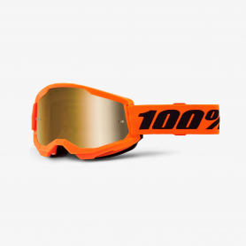 Maschera Cross 100% Strata 2 Orange - Lente Specchio