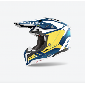 Casco Cross Airoh Aviator 3 - Saber Blue Matt