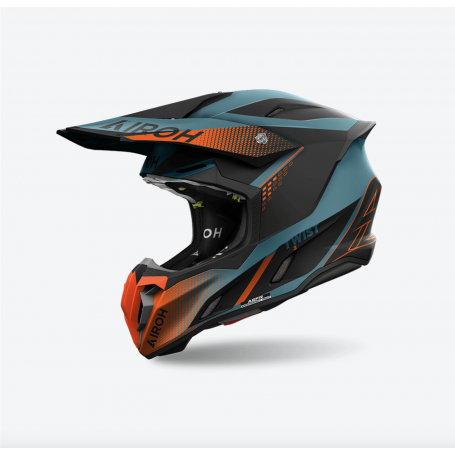 Casco Cross Airoh Twist 3 - Shard Orange Matt