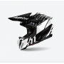 Casco Cross Airoh Twist 3 - Thunder Black/White Gloss