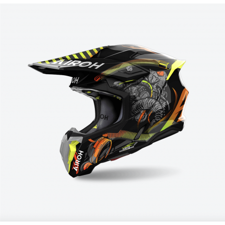 Casco Cross Airoh Twist 3 - Toxic
