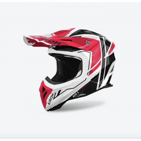 Casco Cross Airoh Aviator ACE 2 - Engine Red Gloss