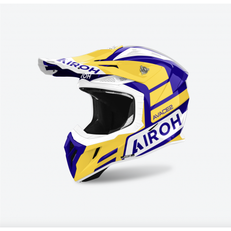 Casco Cross Airoh Aviator ACE 2 - Sake Yellow Gloss