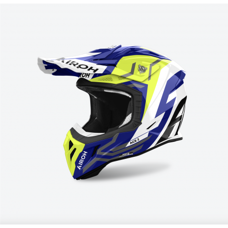 Casco Cross Airoh Aviator ACE 2 - Ground Yellow Gloss