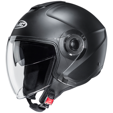Casco Jet HJC i40 - Solid Semi Opaco Nero