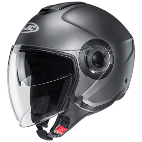 Casco Jet HJC i40 - Solid Semi Opaco Titanium