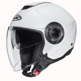 Casco Jet HJC i40 - Solid Semi Opaco Bianco