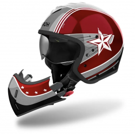 Casco Modulare Airoh J110 - Command Burgundy Gloss