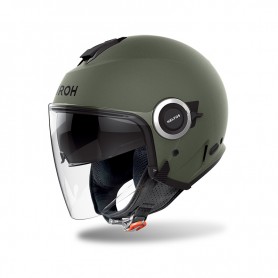 Casco Jet Airoh Helyos Color Military Green Matt