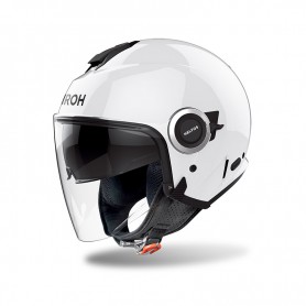 Casco Jet Airoh Helyos Color White Gloss