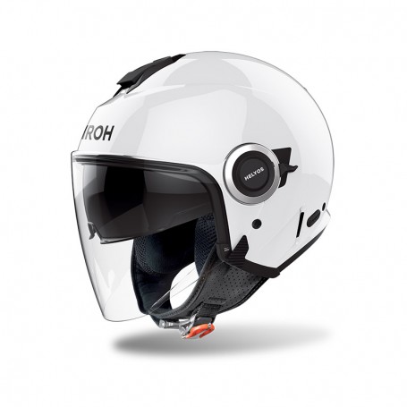 Casco Jet Airoh Helyos Color White Gloss